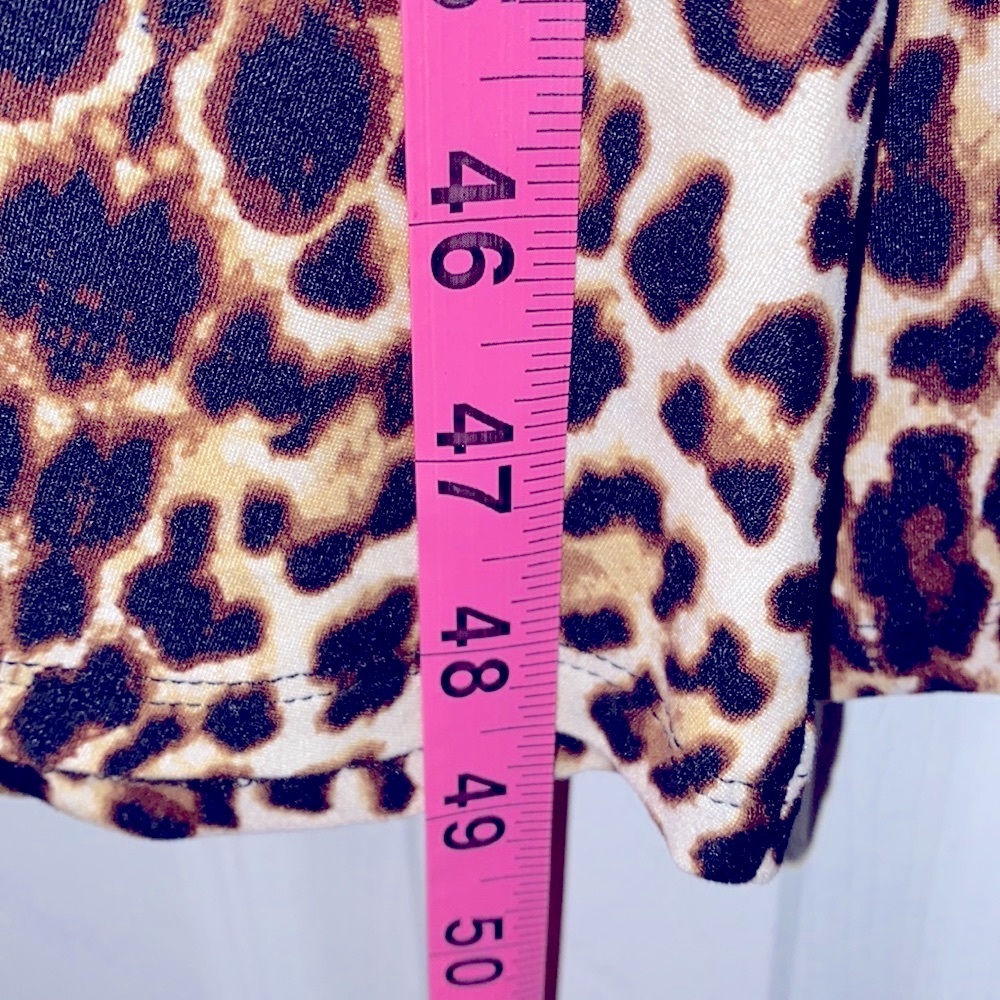 🎈5 items for $20 bundles NWOT Long Cheetah Sundress size Medium - Picture 3 of 5